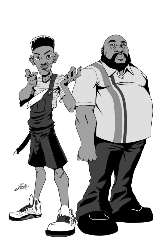 will and Uncle Phil gray